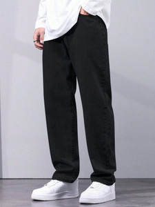 BREXX Loose Fit Men Black Jeans - Buy BREXX Loose Fit Men Black Jeans ...