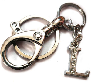 ShopTop L alphabet keychain with hook_KY785 Key Chain Price in India ...