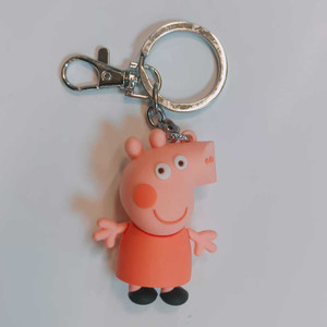 giftiny Peppa Pig Premium Keychain, Sus304 Metal Non Rusted And Non ...