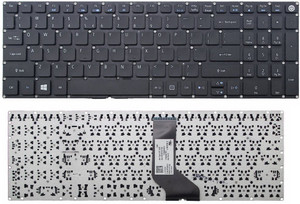 Tastiera Per Notebook Acer Aspire Serie E5 (532, 573, 722, 772) - Layout Spagnolo Con Ñ, Colore Nero, Senza Cornice, Sostituzione Perfetta