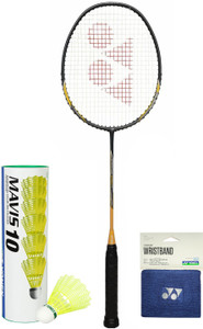 Finnex Racket YONEX Nanoflare Speed 7 Badminton Racket ( 1 Racquet, 6 Shuttlecock, 1 ...