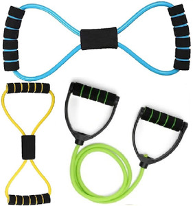 Dr Pacvu 2Set|Toning Tube & 8 Shape-2 Resistance Band|Body Stretching ...