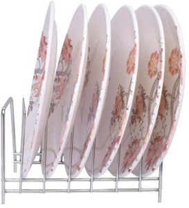 KALYUG Cutlery Kitchen Rack Steel Stainless Steel Square Plate Rack ...