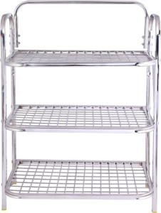 PALOMINO Containers Kitchen Rack Steel 4 Shelf Wall Mount Kitchen ...
