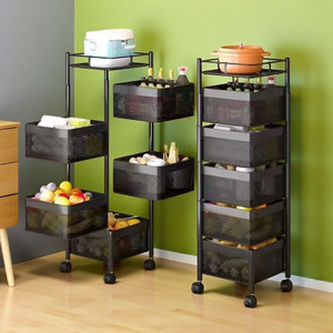 Mesh Vegetable Rack ADMIN INDUSTRIES Fruits/Vegetables Kitchen Rack Iron Portable Mesh ...