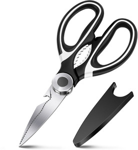 Afflatus All Purpose Scissor Kitchen Scissors for Multi Function Fish ...