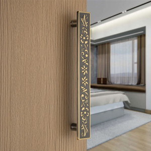 COMPASS (24 inches) Brass Main Door Handle/Pull Push Handles for All ...