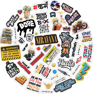 Tarbooz StickEra S1EP3 Vinyl Stickers Pack of 56 for Laptop,Mobile ...