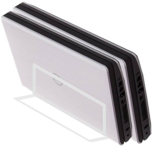 Parikshit Sublimation 2 Compartments Laptop rack Vertical storage Stand ...