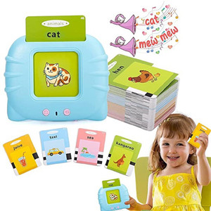 giftsrus Kids Flash Card Reader Learning Machine-Rechargeable Talking ...