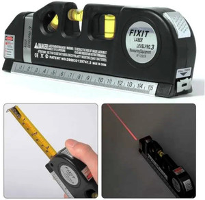 BALRAMA FIXIT Laser Level PRO3 Laser Line 8 feet Measure Tape Ruler ...