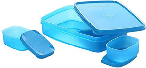 Flipkart.com | Signoraware Compact Lunch Box (850ml+100ml+100ml) Blue 3 ...