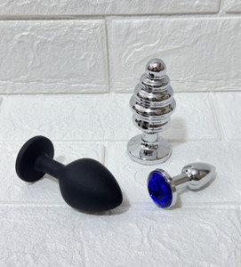 purvish Non Vibrating Butt Plug Massager Curved Step, Soft Silicone ...