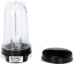 Su-mix Bullet Jar for Mixer Grinder Large Set of 1 (530 ML ) ABS ...