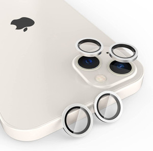 camprotector Back Camera Lens Ring Guard Protector for iphone 13 Silver ...
