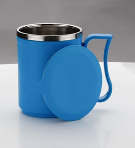 304 Stainless Steel Kids Mug With Handle - Graduated Measurement, Unbreakable, For Toddlers & Children
