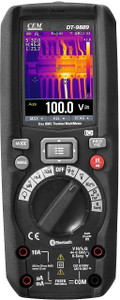 CEM Digital TRMS full-featured Multimeter with built-in 80x80px Thermal ...