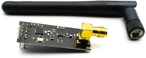 Modules émetteur-récepteur NRF24L01+ PA LNA Avec Antenne SMA 2,4 GHz Pour Arduino - Lot De 4