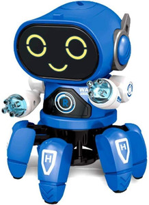 Ridhimani Bot Robot Pioneer Robot with Lights & Music, Octopus Style ...
