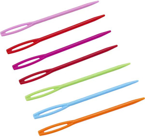 ADW CRAFT'S Large Eye Plastic Needle(Size-7 cm, Pack of 3)|Big Eye ...