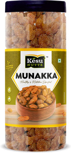 KESU NUTTZ 100% Natural Premium Munakka 5 star Golden Raisin Value Pack ...
