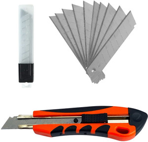 Flipkart.com | Mcare 18 mm Blade Cutter Knife with 10 Replacement ...