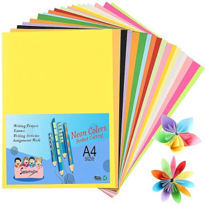Flipkart.com | Preha A4 Ruled A4 75 gsm Coloured Paper - Coloured Paper