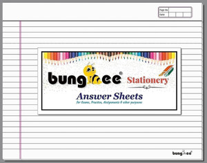 Flipkart.com | Bungbee Answer Sheets for Exam Practice (200 Ruled Pages ...