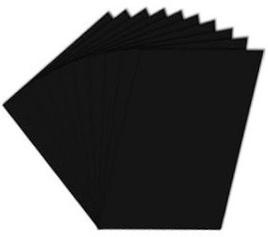 Flipkart.com | Freedy A4 Black Paper Pack of 60 Sheets-Black Art ...