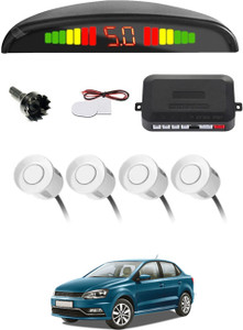 AYW Universal 4 White Reverse Parking Sensor With LED Display For Cars ...