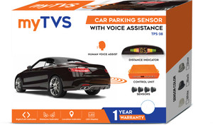 MYTVS TPS-38 Silver Reverse Car Parking Sensor LED Display(1 Yr ...