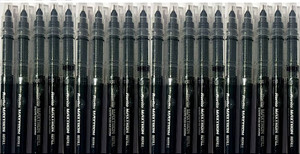 Rorito Maxtron Black Refills 20 pc waterproof ink gel writing Refill ...