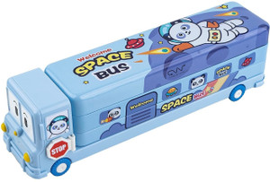 Flipkart.com | ibox Cartoon Printed Double Decker Metal Toy Bus Shape ...