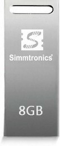 Simmtronics USB Flash Drive with Metal Body, 5 Years Warranty 8 GB Pen ...