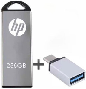 HP METAL V220W 256 GB Pen Drive Compatible with Audio Player, Gaming ...