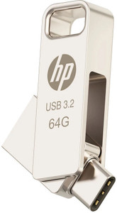 HP 256GB x206c Clé USB en métal OTG 3.2 Type-C/Type-A HP 256GB x206c Clé USB en métal OTG 3.2 Type-C/Type-A