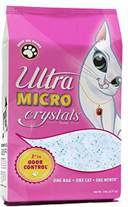 Ultrapet Litter Pearls Micro Kristall-Katzenstreu – 7 Pfund (ca. 3,2 Kg), Geruchsbindend, Staubarm