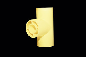 AAJAY CPVC RED.TEE32X32X15MM(1-1/4X1-1/4X1/2