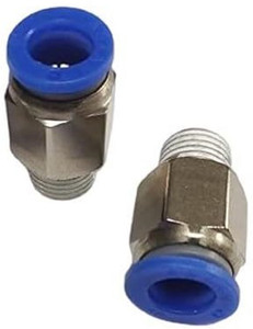 One Way Thread Fitting CRAFTSFY 10mm 1/4 Thread Pneumatic Push Quick Connect Fittings Air Line ...