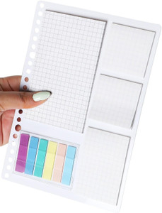 Flipkart.com | FRKB Graph Sticky Notes & Page Marker Binder Pack, 100 ...
