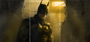Batman begins Split Wall Poster set of 3 | A4 size Poster for Room ...