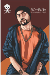 Bohemia The Punjani Rap Star Poster | bohemia rapper poster, Rapper ...