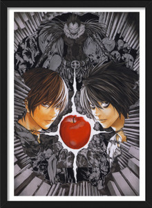 Light Yagami x L Lawliet | Death Note Paper Print - Animation ...