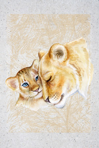 SIMBA Paper Print - Art & Paintings posters in India - Buy art, film ...