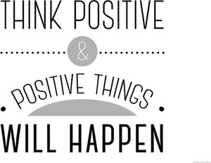 Poster Think Positive And Positive Things Will Happen Sl-16487 (Large ...
