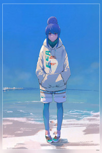 Yuru Camp Anime Girls Rin Shima Matte Finish Poster Paper Print ...