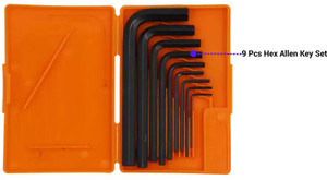 Tools Titan 9 Pcs Allen Key with Box(1.5, 2, 2.5, 3, 4, 5, 6, 8, 10MM ...