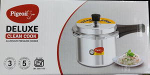 Pigeon Deluxe Clean Cook 3 L Outer Lid Pressure Cooker Price in India ...