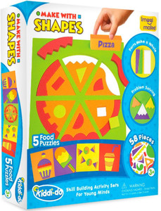 Imagimake Shapes Activity Puzzle – Fahrzeug-Thema, 8 Mm Schaum, Lernspielzeug Ab 2 Jahre