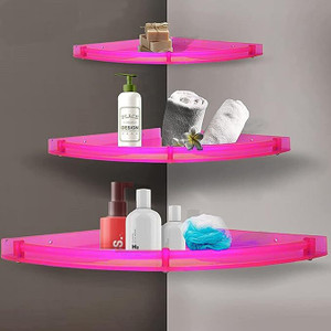 QUISTAL Multipurpose Set of 3 ABS Corner Racks - 8